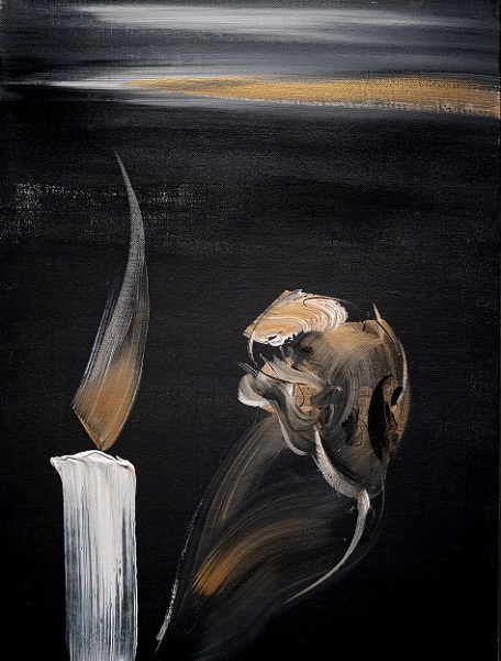 《천계의 빛 No.25-4》 2017, Acrylic on canvas, 80×60cm